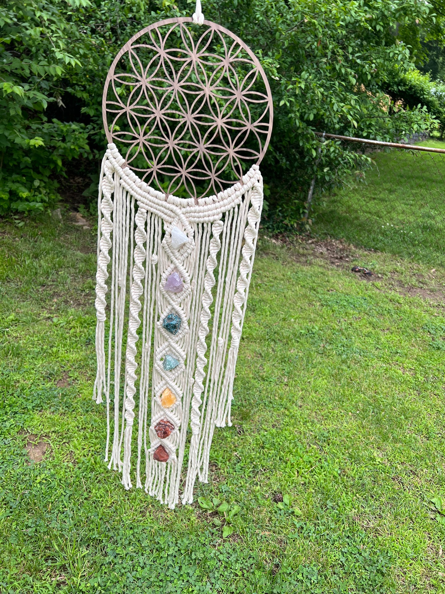 bee plant hanger: a collaboration with AK Stained Glass
