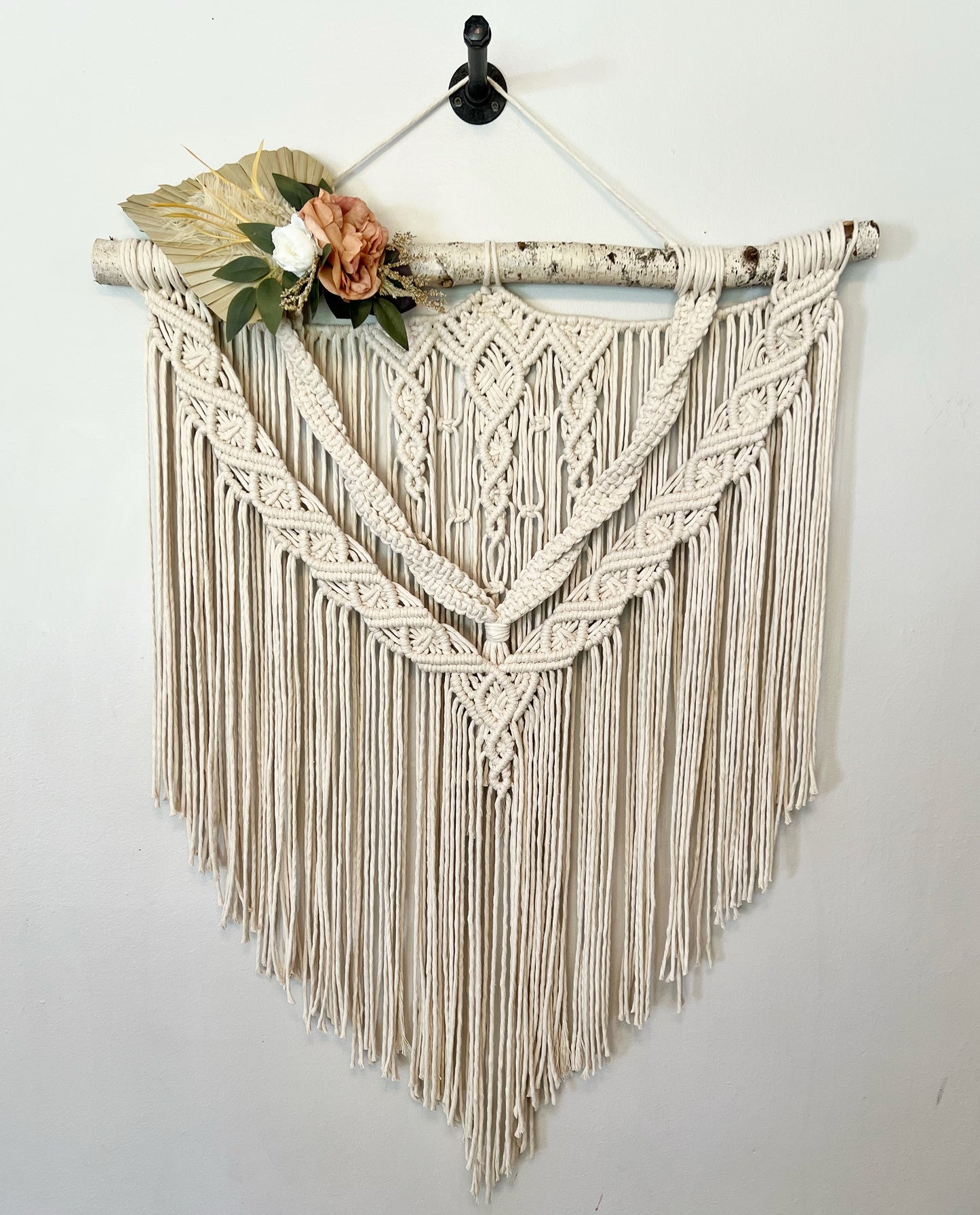 floral wall hanging