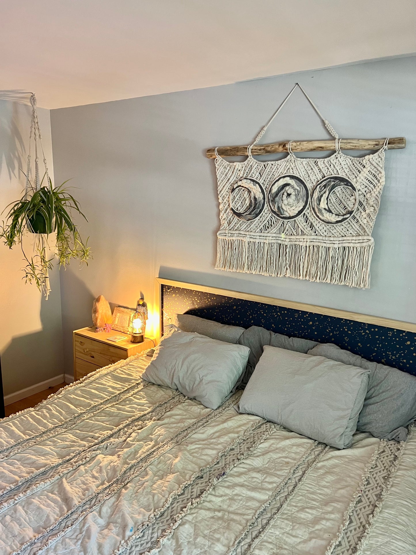 moon phase wall hanging