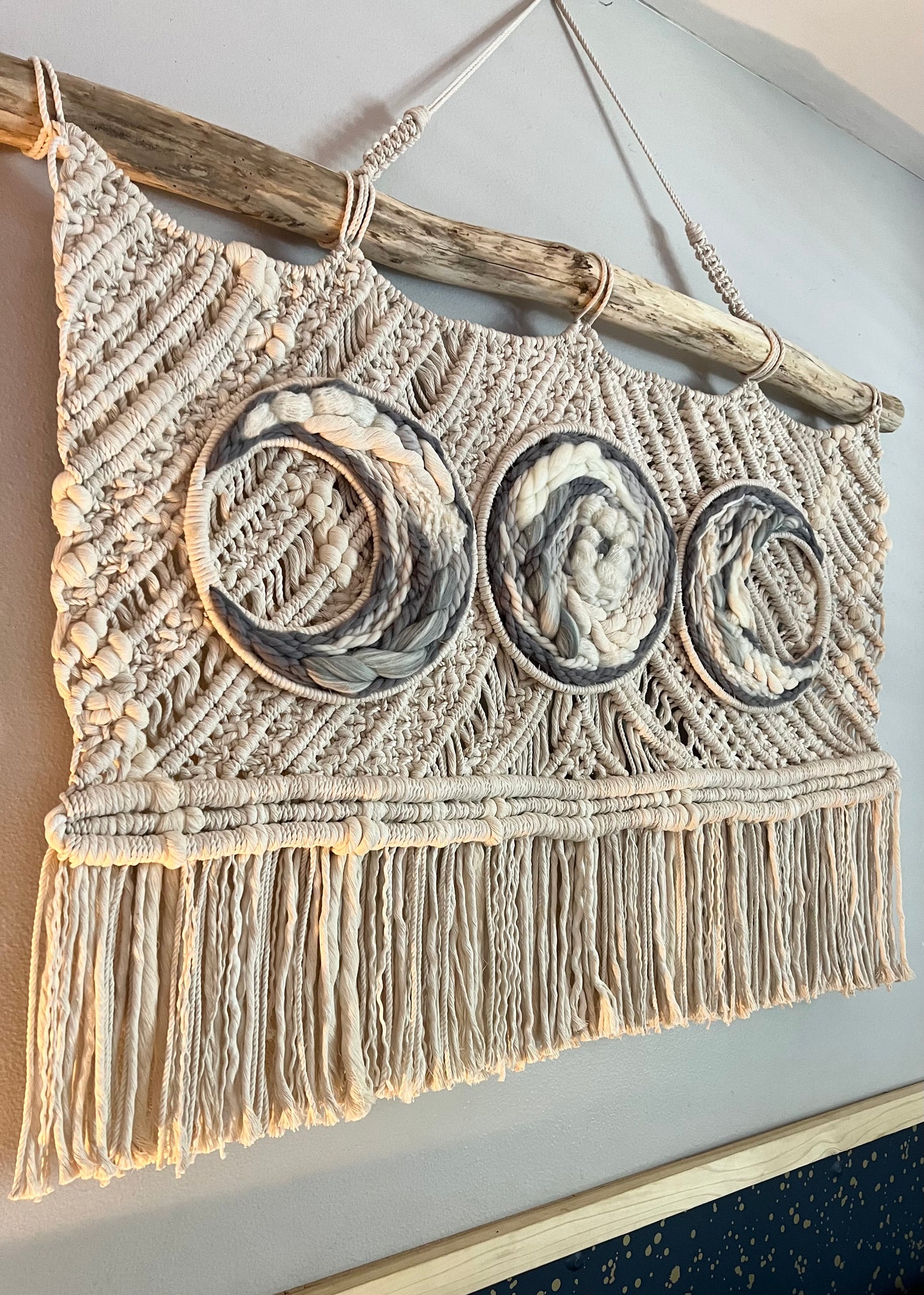 moon phase wall hanging