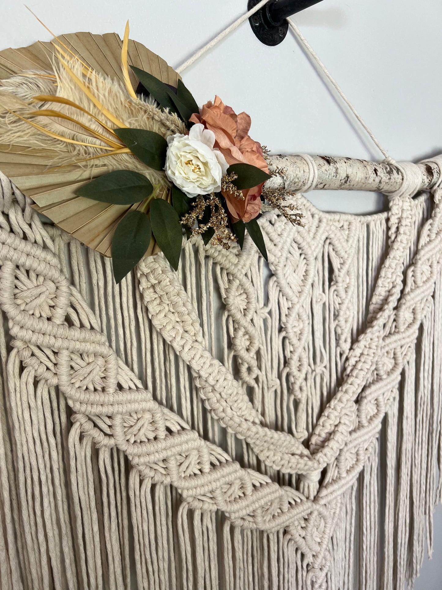 floral wall hanging