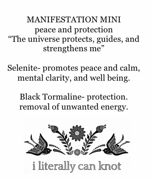 manifestation mini- peace and protection