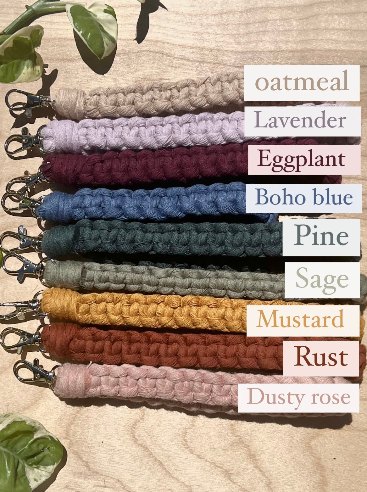 macrame keychain class kit